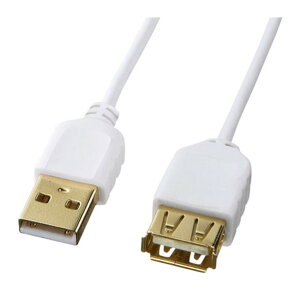 【新品/取寄品/代引不可】極細USB延長ケーブル(A-Aメス延長タイプ)) KU-SLEN15WK