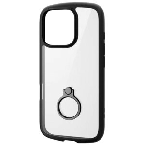 yVi/i/sziPhone 16 Pro/nCubhP[X/TOUGH SLIM LITE/t[J[/wʃNA/Ot/XgbvV[gt/ubN PM-A24CTSLFCRBK