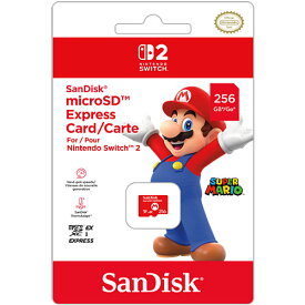 [ニンテンドースイッチ2周辺機器] 任天堂ライセンス商品 サンディスク マイクロSDエクスプレスカード 256GB [BEE-A-SD01A]