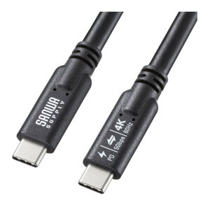 �y�V�i/���i/����s�zUSB Type-C�P�[�u�� 5Gbps PD100W 4K/60Hz�f���o�� �^�b�`����Ή� 3m 3�d�V�[���h �����b�L�s�� �V���R���^�C�t�� KU-5GCCP10030TK