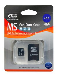 【新品/取寄品/代引不可】Microsd Ms Pro Duo変換 class6 4GB TG004G3MSAXT