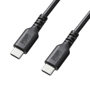 �y�V�i/���i/����s�zUSB-C�P�[�u�� USB2.0 CtoC �X�g���[�g 60W 1m �ȈՃp�b�P�[�W ��ʍw������ �f�[�^�]�� �[�d �����b�L KU-CCP6010TK2