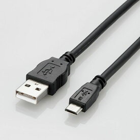 【新品/取寄品/代引不可】タブレット用USB2.0ケーブル/A-microB/2A出力/0.8m/ブラック TB-AMB2A08BK