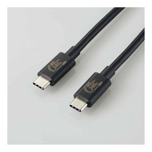 �y�V�i/���i�zUSB4�P�[�u��/C-C�^�C�v/�F�ؕi/USB Power Delivery�Ή�/240W/1.0m/�u���b�N USB4-CCPE10NBK