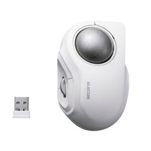 ELECOM �G���R�� M-MT2MRSWH �z���C�g bitra USB����/Bluetooth�g���b�N�{�[�� [5�{�^��/�l�����w����]