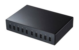 【新品/取寄品】USB充電器(10ポート・合計20A・高耐久タイプ) ACA-IP68