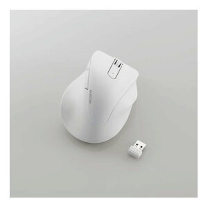 【新品/取寄品/代引不可】マウス/EX-G/2023年モデル/右手専用/Lサイズ/無線2.4GHz/5ボタン/抗菌仕様/静音設計/ホワイト M-XGL30DBSKWH