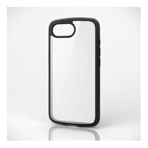 【新品/取寄品/代引不可】iPhone 16e/ハイブリッドケース/TOUGH SLIM LITE/フレームカラー/背面クリア/ストラップシート付属/ブラック PM-A25STSLFCBK