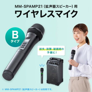 【新品/取寄品/代引不可】ワイヤレスマイク(MM-SPAMP21用・Bタイプ) MM-SPHMW7B