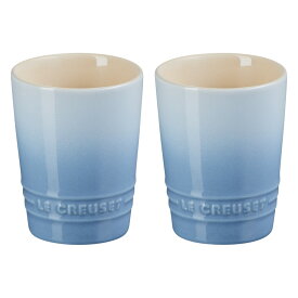 【新品/取寄品/代引不可】【特選商品】ル・クルーゼ ペア・ショート・タンブラー コースタルブルー 05083106