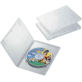 【新品/取寄品/代引不可】DVDトールケース(1枚/クリア/3個) CCD-DVD01CR
