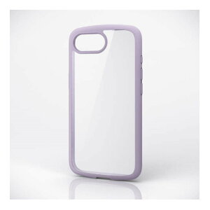【新品/取寄品/代引不可】iPhone 16e/ハイブリッドケース/TOUGH SLIM LITE/フレームカラー/背面クリア/ストラップシート付属/ラベンダー PM-A25STSLFCPU