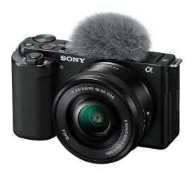 【新品/取寄品】SONY VLOGCAM ZV-E10L パワーズームレンズキット ブラック レンズ交換式 Vlogカメラ ソニー