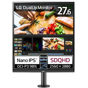 yVi/iz27.6C` 16F18 DualUPA[j^[(2560x2880/IPS/mOA/HDMIx2/DP/TypeC(PD90W)/Xs[J[/`g/XCx/s{bg/) 28MQ780-B