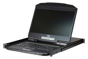 �y�V�i/���i/����s�zPS/2-USB�Ή�8�|�[�gVGA�V���O���X���C�h ���C�h�X�N���[��LCD�R���\�[���h�����[ CL3108NXJJS/ATEN