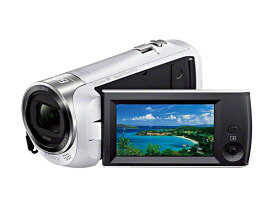 【新品/取寄品】SONY デジタルHDビデオカメラレコーダー Handycam HDR-CX470-W ホワイト 内蔵メモリー32GB Vlog ソニー