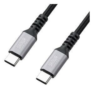 �y�V�i/���i/����s�zUSB 2.0 Type-C�P�[�u��(C-C�E�X�g���[�g�E60W�E1m) KU-CCP6010TK