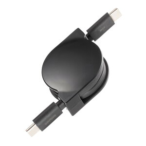 �y�V�i/���i/����s�zUSB2.0 Type-C �����P�[�u�� PD60W �u���b�N KU-CCP60M08BK