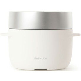 【新品/取寄品】BALMUDA 蒸気のチカラだけで炊き上げる電気炊飯器 The Gohan K03A-WH [ホワイト] [3合炊き] バルミューダ