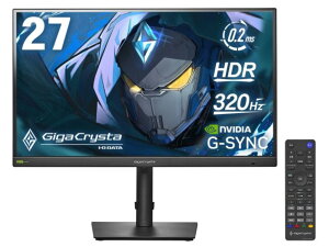 �u5�N�ۏ؁v320Hz&WQHD�Ή�27�^�Q�[�~���O���j�^�[�uGigaCrysta�v�u���b�N LCD-GDQ271RAB