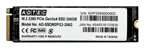 yVi/i/sz3D NAND SSD M.2 NVMe PCIe Gen3x4(2280)AD-SSDM2PG3 256GB AD-SSDM2PG3-256G