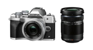 OLYMPUS OM-D E-M10 Mark IV EZダブルズームキット シルバー ミラーレス一眼カメラ オリンパス