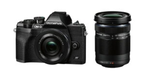 OLYMPUS OM-D E-M10 Mark IV EZ�_�u���Y�[���L�b�g �u���b�N �~���[���X���J���� �I�����p�X
