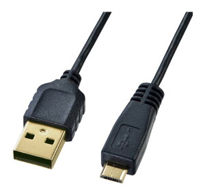【新品/取寄品/代引不可】極細マイクロUSBケーブル(A-マイクロBタイプ) KU-SLAMCB20K