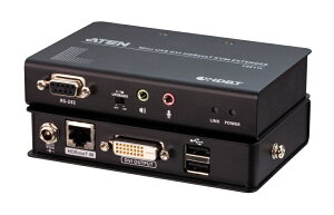 �y�V�i/���i/����s�zUSB DVI HDBaseT �~�jKVM �G�N�X�e���_�[(1920x1200@100 m) CE611/ATEN