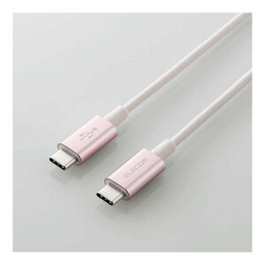 �y�V�i/���i/����s�z�X�}�z�E�^�u���b�g�pUSB�P�[�u��/USB(C-C)/�����ϋv/Power Delivery�Ή�/�F�ؕi/2.0m/�s���N MPA-CCPS20PNPN