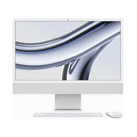 【新品/取寄品】Apple iMac MQR93J/A シルバー Retina 4.5Kディスプレイモデル /24インチ/M3 8コア/メモリ 8GB/SSD 256GB/ アップル アイマック