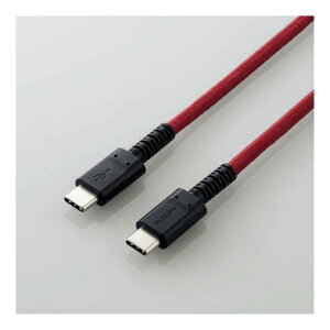 �y�V�i/���i/����s�z�X�}�z�E�^�u���b�g�pUSB�P�[�u��/USB(C-C)/���ϋv/Power Delivery�Ή�/�F�ؕi/1.2m/���b�h MPA-CCS12PNRD