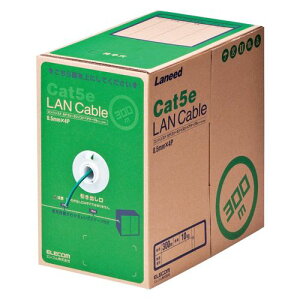 �y�V�i/���i/����s�zRoHS�Ή�LAN�P�[�u��/CAT5E/300m/�_�[�N�O���[��/�ȈՃp�b�P�[�W LD-CT2/DG300/RS