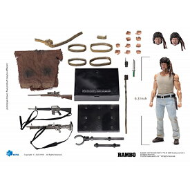 【新品/在庫あり】[ハイヤトイズ] 1/12 アクションフィギュア エクスクイジットスーパーシリーズ ランボー Rambo First Blood ジョン・ランボー