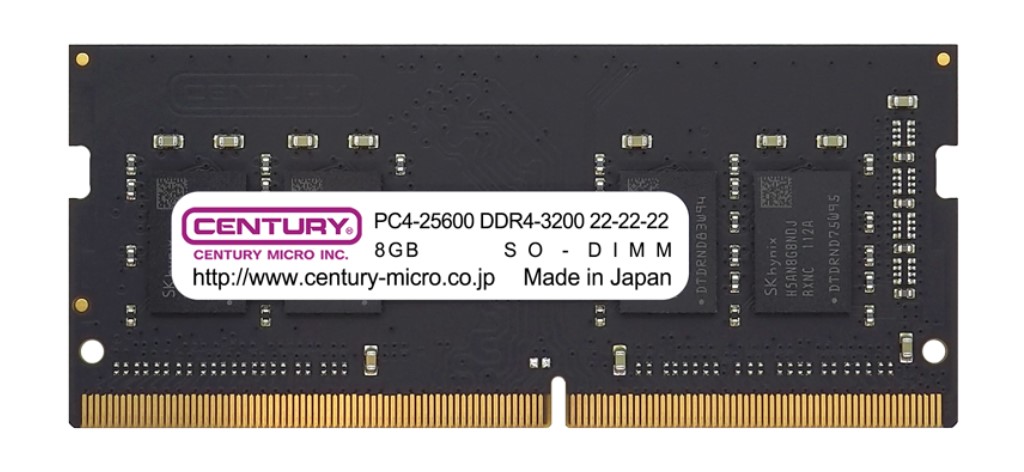 【新品/取寄品/代引不可】NT用 PC4-25600 DDR4-3200 260pin SODIMM 1RK 1.2v 8GB CB8G-SOD4U3200H： Ｏutlet Ｐlaza