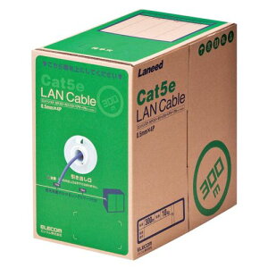 �y�V�i/���i/����s�zRoHS�Ή�LAN�P�[�u��/CAT5E/300m/�p�[�v��/�ȈՃp�b�P�[�W LD-CT2/PU300/RS