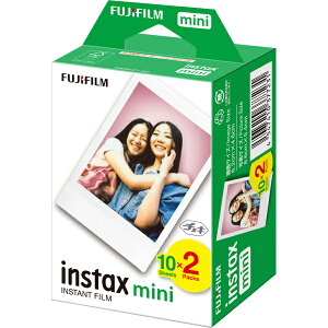 【新品/翌営業日出荷】インスタントカラーフィルム instax mini 2パック品（10枚入×2） チェキフイルム
