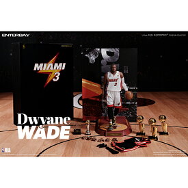 【アウトレット品／新品】[エンターベイ] リアルマスターピース NBAコレクション ドウェインウェイド 1/6 コレクティブル フィギュア