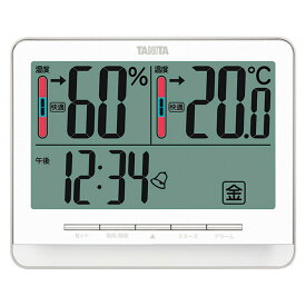 【新品/取寄品/代引不可】デジタル温湿度計 TT-538-WH ホワイト