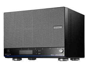 【新品/取寄品/代引不可】10GbE Linux OS 法人4ドライブBOXタイプNAS 24TB(5年保証・データ復旧) HDL4-HA24EXB