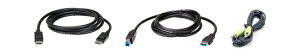 �y�V�i/���i/����s�z1.8M USB DisplayPort KVM Cable Kit 2L-7D02UDPX3/ATEN