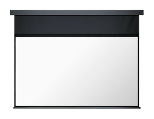 【新品/取寄品/代引不可】CUBEシリーズ電動スクリーン80インチブラックケース ホワイトマットアドバンス生地 CE-80HDWA-BK