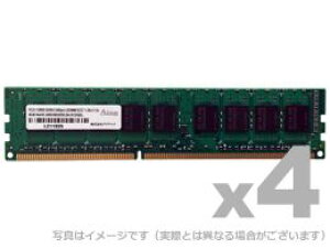 yVi/i/szDOS/Vp PC3-12800 (DDR3-1600) 240Pin UnbufferedDIMMwithECC 4GB ȓd 4g 6Nۏ ADS12800D-HE4G4