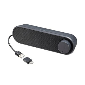 �y�V�i/���i/����s�zPC�X�s�[�J�[ USB�ڑ� ���u���X���� 6W ���^ USB�P�[�u��1�{ Type-C�ϊ��A�_�v�^ �P�[�u��2m ���ʒ��� ���^�t�������W MM-SPU25BK