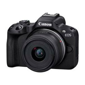 【新品/取寄品】Canon EOS R50 RF-S18-45 IS STM レンズキット ブラック ミラーレスカメラ キヤノン