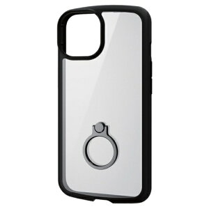 yVi/i/sziPhone 14/iPhone 13/nCubhP[X/TOUGH SLIM LITE/t[J[/wʃNA/Ot/ubN PM-A22ATSLFCRBK