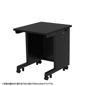 �y�V�i/���i/����s�ze�f�X�N(�u���b�N)W650xD600xH720���󒍐��Y�i�� ED-SK6560BK72