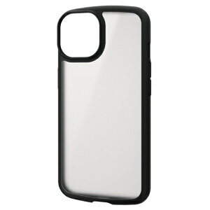 yVi/i/sziPhone 14/iPhone 13/nCubhP[X/TOUGH SLIM LITE/t[J[/wʃNA/VL[NA/ubN PM-A22ATSLFCSBK