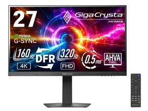 �y�V�i/���i/����s�z�u5�N�ۏ؁v160Hz&4K�Ή�27�^�Q�[�~���O���j�^�[�uGigaCrysta�vDFR&Focus Mode���� LCD-GDU271JAD
