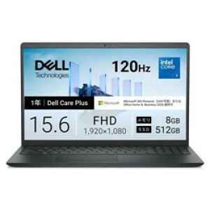 Dell 15 DC15250 ND25-GNM3B �J�[�{���u���b�N 15.6�C���` Core 3 ������ 8GB SSD 512GB Office Win11 Home �f�� �m�[�g�p�\�R��